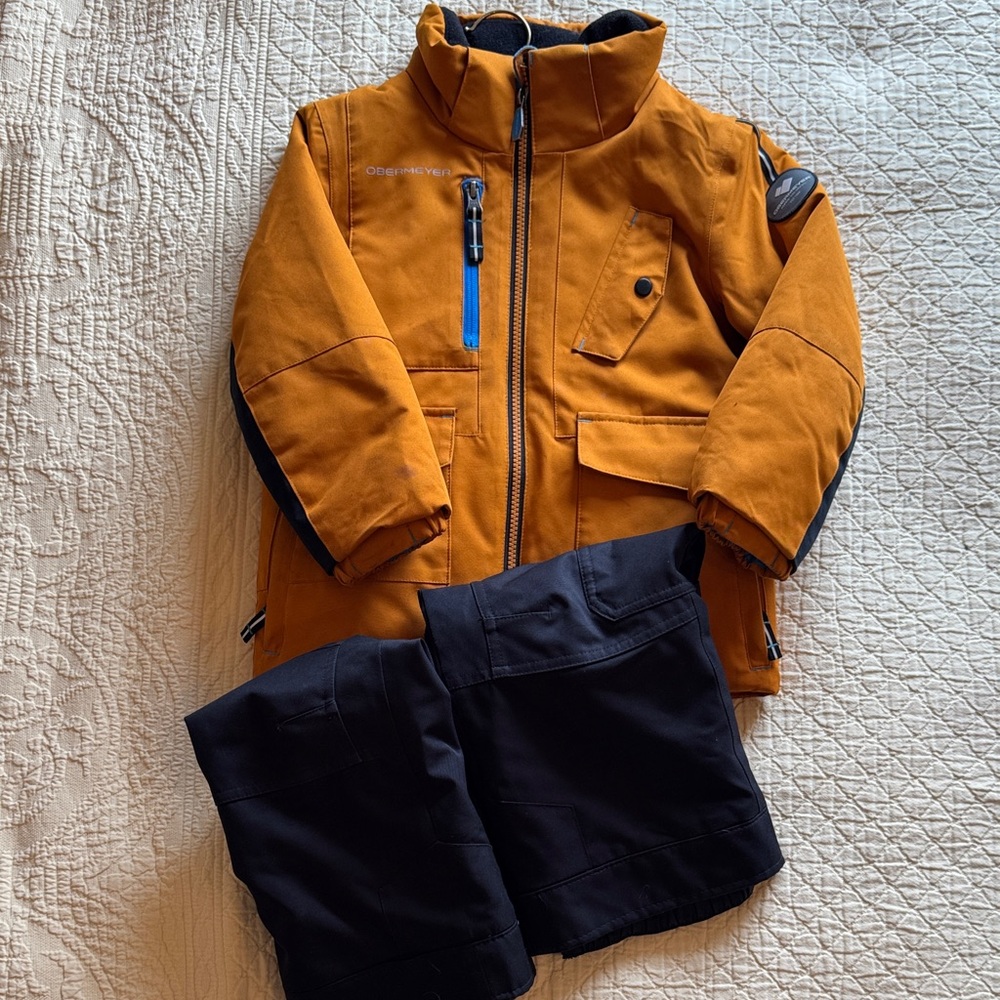 Obermeyer Toddler Boys 4T Bibs and Jacket